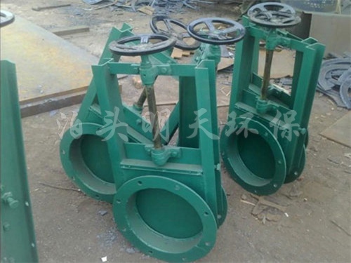 手動(dòng)圓形插板閥